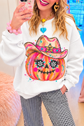 Casual Pumpkin Patterns Sweatshirt