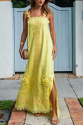 Casual Cut Out Floral Dress