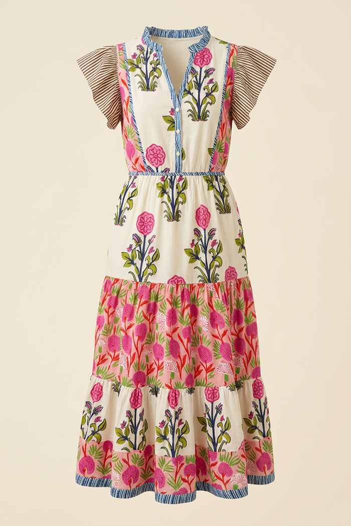 Floral Print Maxi Dress