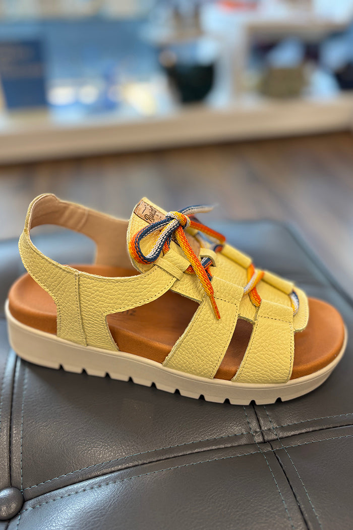 Yellow Casual Rural Sandal