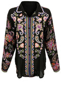 Paisley Floral Long Sleeve Top