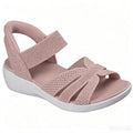 Sparkling Knit Wedge Slip-On Sandals