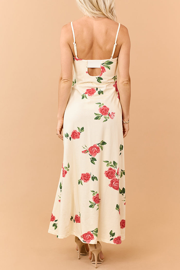 Casual Floral Print Camisole Dress