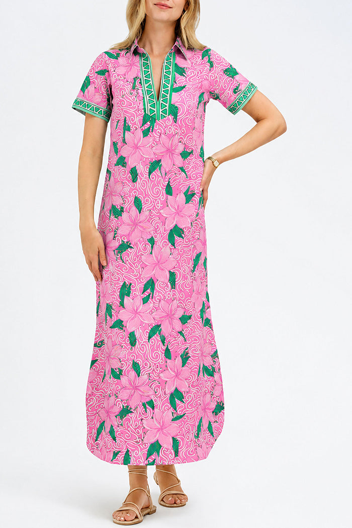 Casual Floral Print Dress