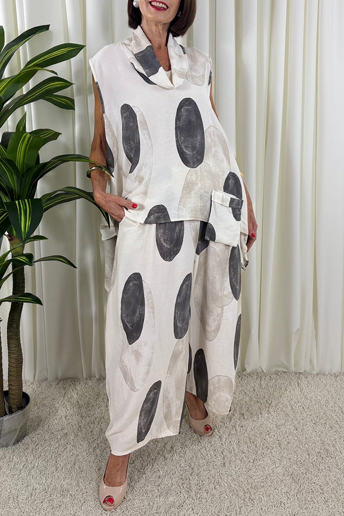 Casual Polka Dot Set