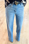 Denim High Rise Trouser Jeans