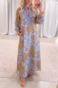 Casual Floral Print Dress