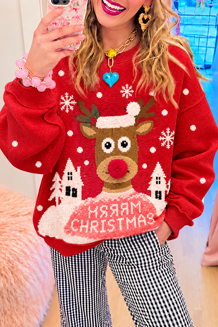 Casual Animal Pattern Sweatshirt