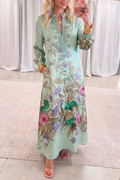 Casual Floral Print Dress