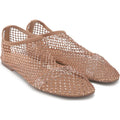 Rhinestone Mesh Ballet Flats