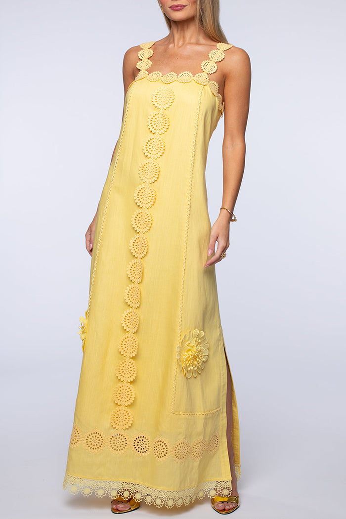 Casual Cut Out Floral Dress