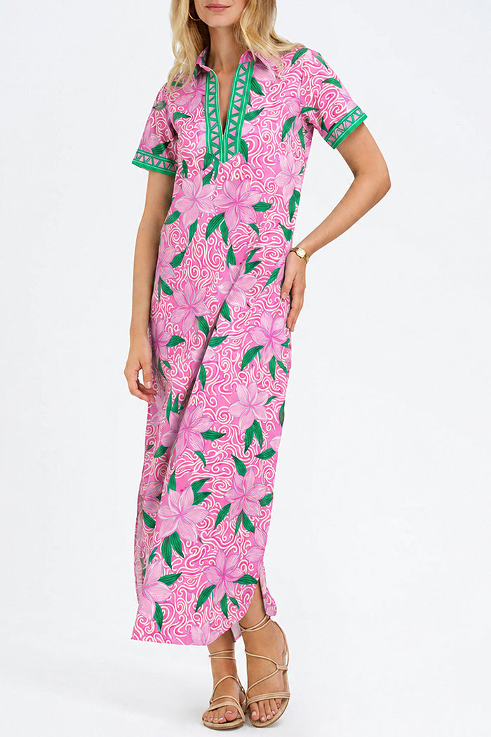 Casual Floral Print Dress
